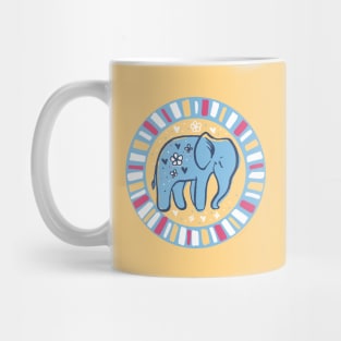 Elephant - Jungle Friends tribal inspired design for elephants lovers Mug